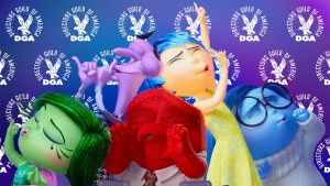 "Inside Out 2" and the DGA logo