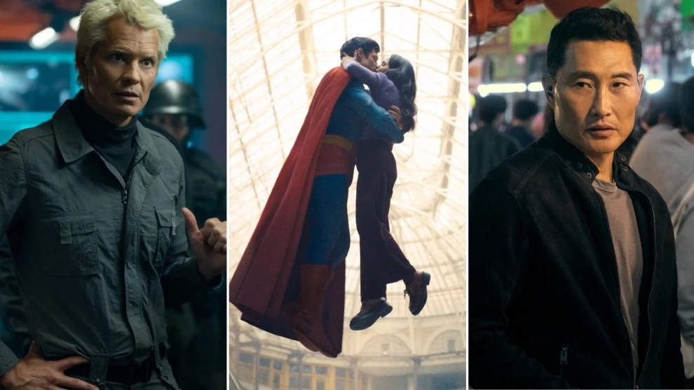 Left to right: "Alien: Earth" (FX), "Superman" (Warner Bros. Pictures) and "Butterfly" (Amazon Prime Video)