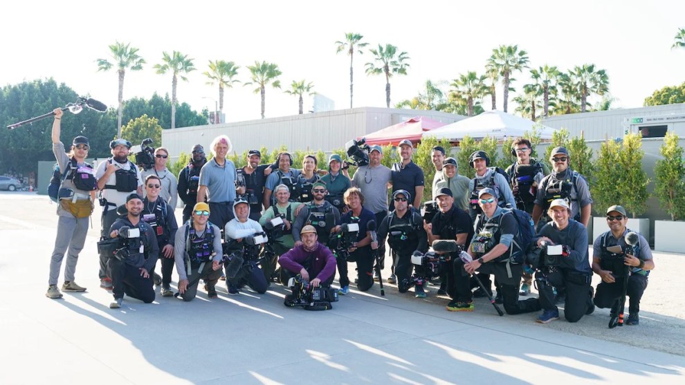 Amazing Race camera crews