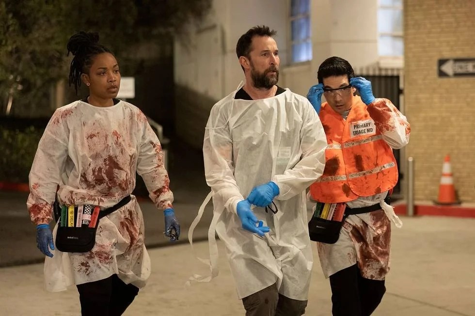 Ayesha Harris, Noah Wyle, Ken Kirby, The Pitt