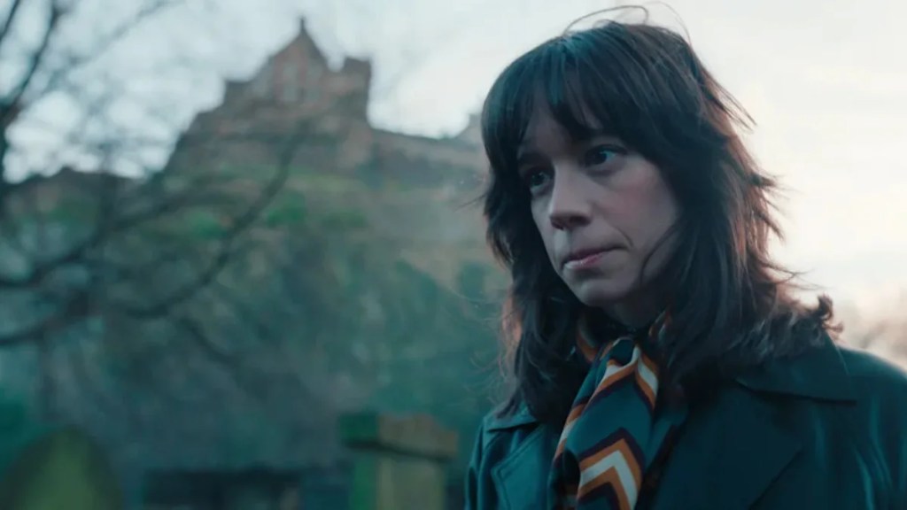 Chloe Pirrie on "Dept. Q" (Credit: Netflix)