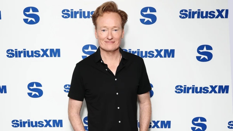 Conan O’Brien attends as SiriusXM Podcasts Presents: Conan O’Brien Needs a Friend LIVE with Martin Short at SiriusXM Studios on June 13, 2025 in New York City