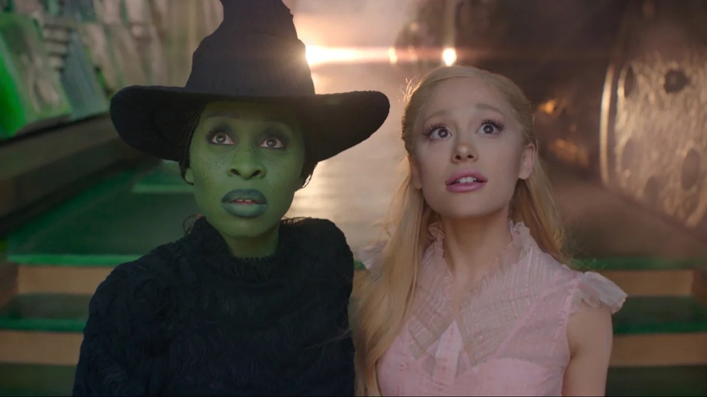 Cynthia Erivo and Ariana Grande in "Wicked." (Credit: Universal Pictures)