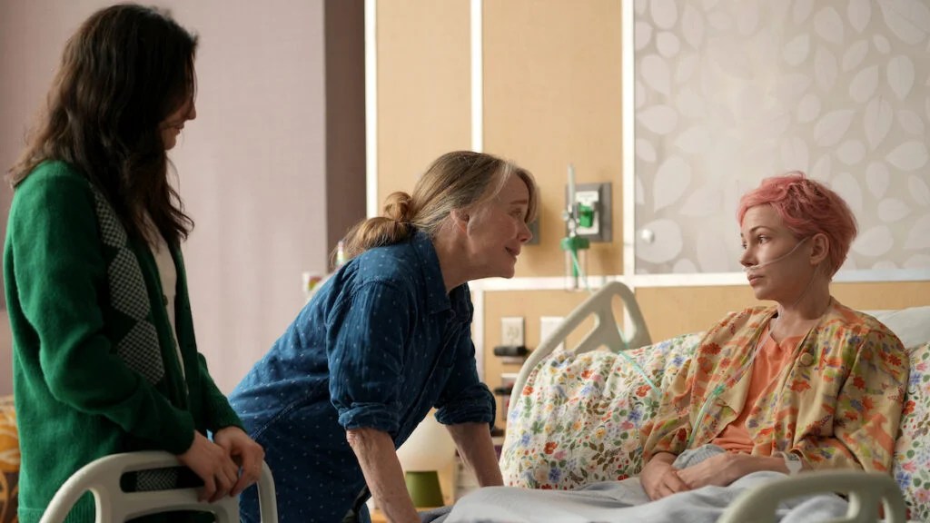 Jenny Slate, Sissy Spacek and Michelle Williams in "Dying for Sex" (FX)