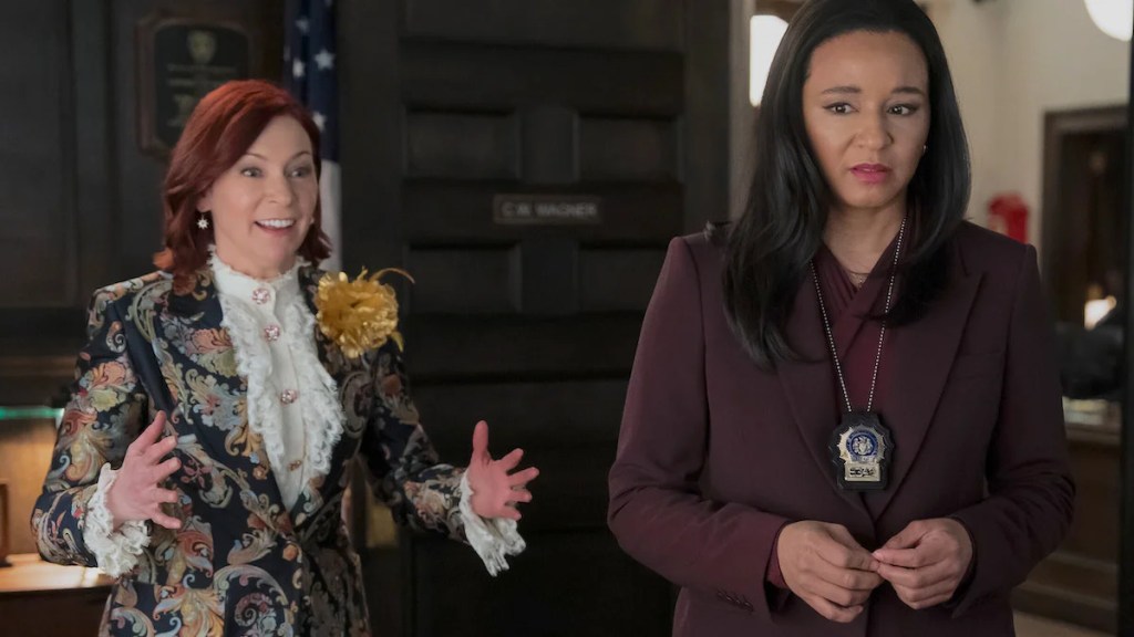 Carrie Peterson and Carra Patterson in "Elsbeth" Season 3