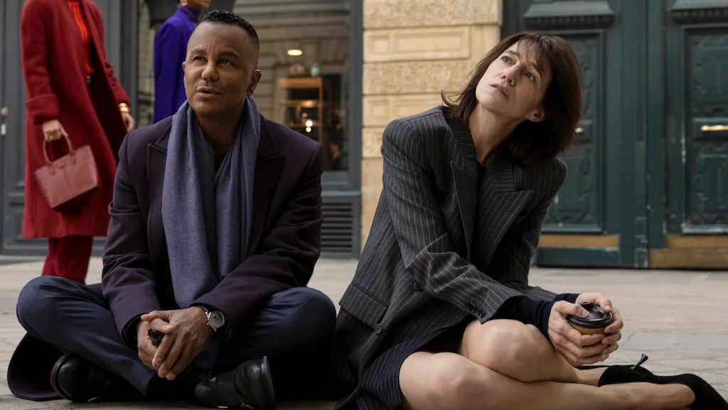 Yanic Truesdale and Charlotte Gainsbourg in "Étoile" (Credit: Philippe Antonello/Prime Video)