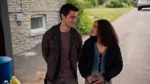 Felix Mallard as Marcus Baker, Antonia Gentry as Ginny Miller in "Ginny & Georgia" (Credit: Amanda Matlovich/Netflix)