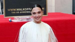 Gal Gadot at her Walk of Fame ceremony