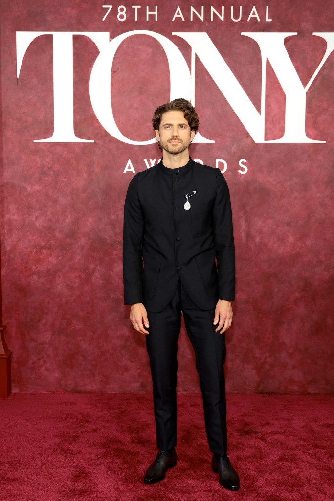 Aaron Tveit attends The 78th Annual Tony Awards at Radio City Music Hall. (Credit: Dimitrios Kambouris/Getty Images)