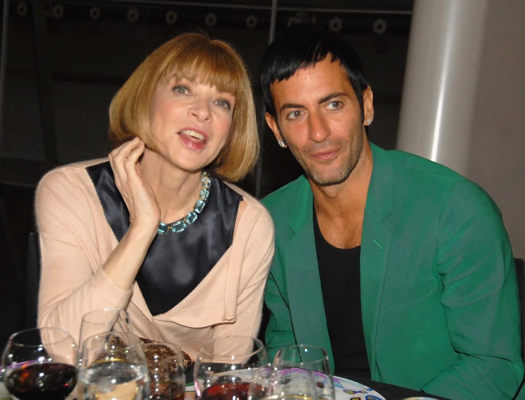 Anna Wintour and Marc Jacobs attend a 2008 event at the Brooklyn Museum. (Source: Theo Wargo/WireImage)