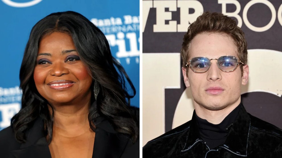 Octavia Spencer and Gianni Paolo