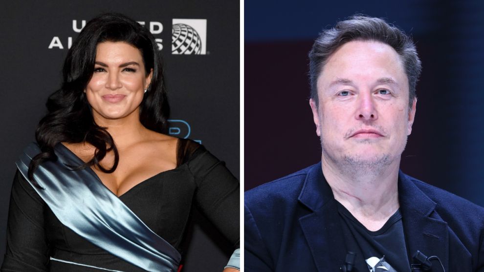 Gina Carano and Elon Musk