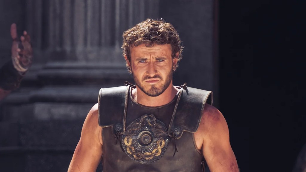 Paul Mescal as Lucius in Gladiator II