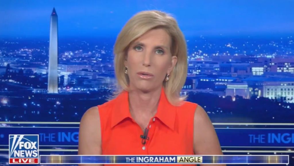 Lauran Ingraham on "The Ingraham Angle" (Credit: Fox News)