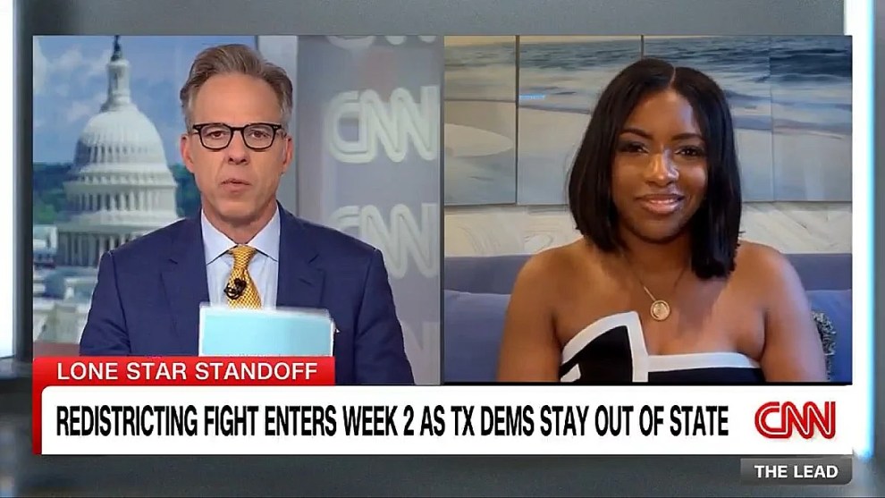 Jasmine Crockett on Jake Tapper discussing Texas Gerrymandering