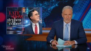 Jon Stewart on Colbert's The Late Show cancelation