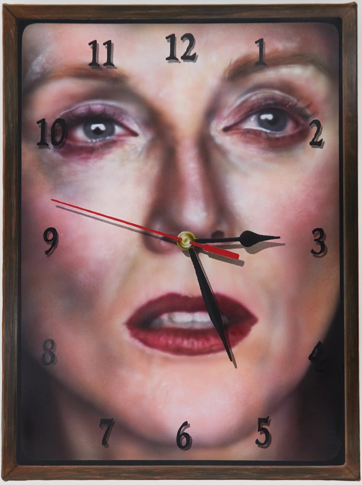Julianne Moore - Clock (2024) Acrylic on Linen