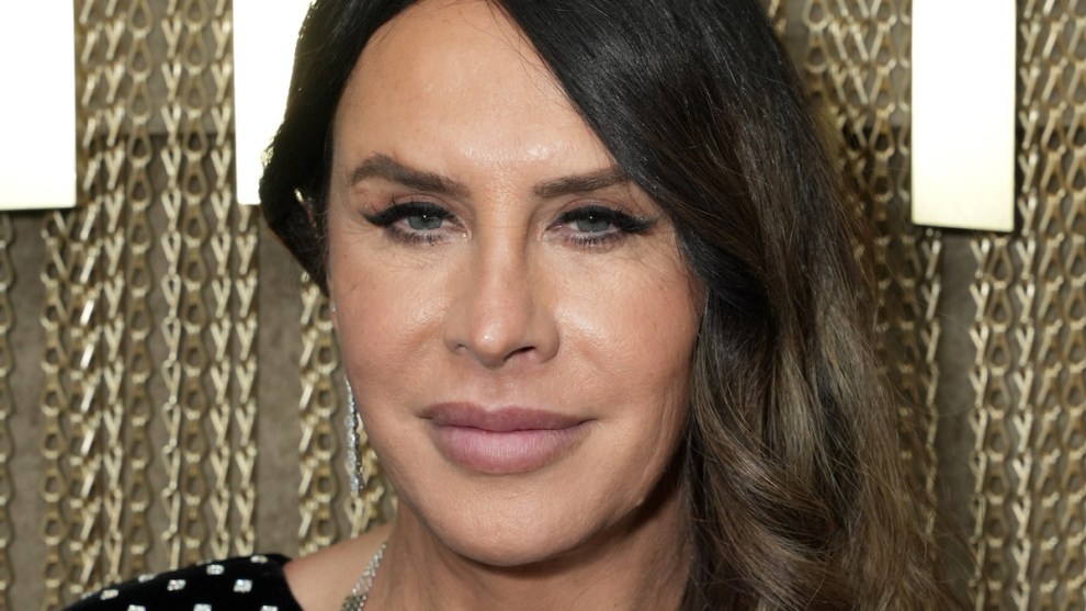 Karla Sofía Gascón attends the 2025 Netflix Oscar after party at Chateau Marmont. (Credit: Gonzalo Marroquin/Getty Images)