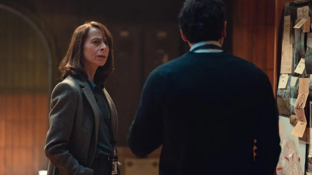Kate Dickie in "Dept. Q" (Credit: Netflix)