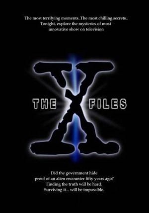 The X-Files TV series 1993 poster.