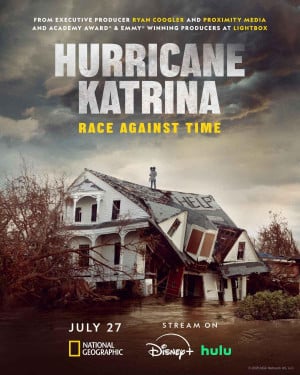 Hurricane Katrina: Race Against Time TV series 2025 poster.