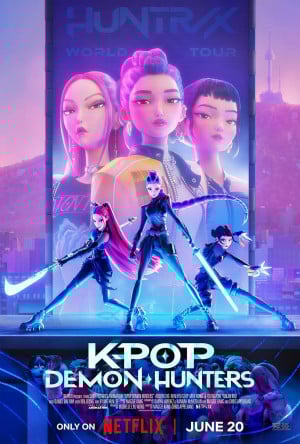 KPop Demon Hunters movie 2025 poster.