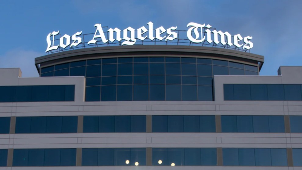 The Los Angeles Times building (Credit: Kent Nishimura / Los Angeles Times)