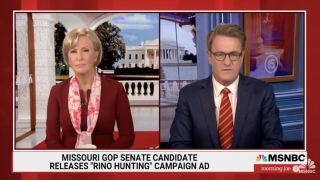 Joe Scarborough Rattled by ‘RINO Hunting’ Ad: ‘Every Republican Needs to Call This Out’￼
