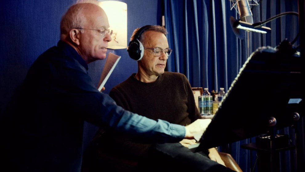 Mike Gunton and Tom Hanks for "The Americas" (NBC)