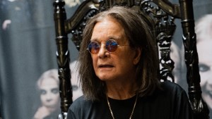Musician Ozzy Osbourne signs copies of his album "Patient Number 9" at Fingerprints Music on September 10, 2022 in Long Beach, California