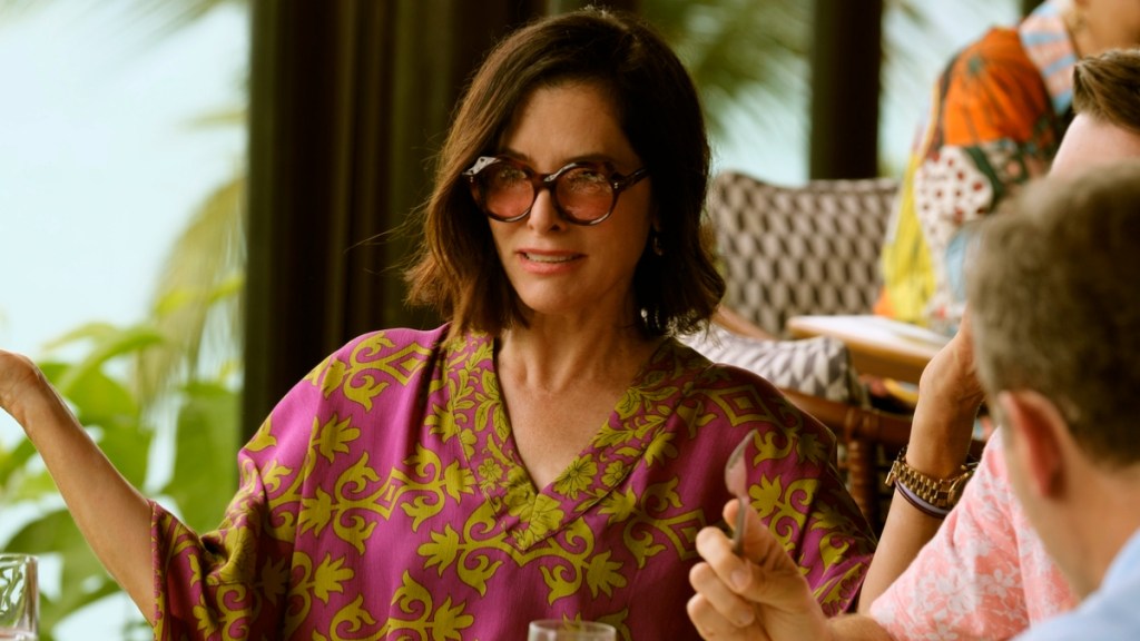 Parker Posey as Victoria Ratliff in "The White Lotus" Season 3.