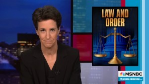 Rachel Maddow hosting the April 10, 2025 edition of "The Rachel Maddow Show." (MSNBC)