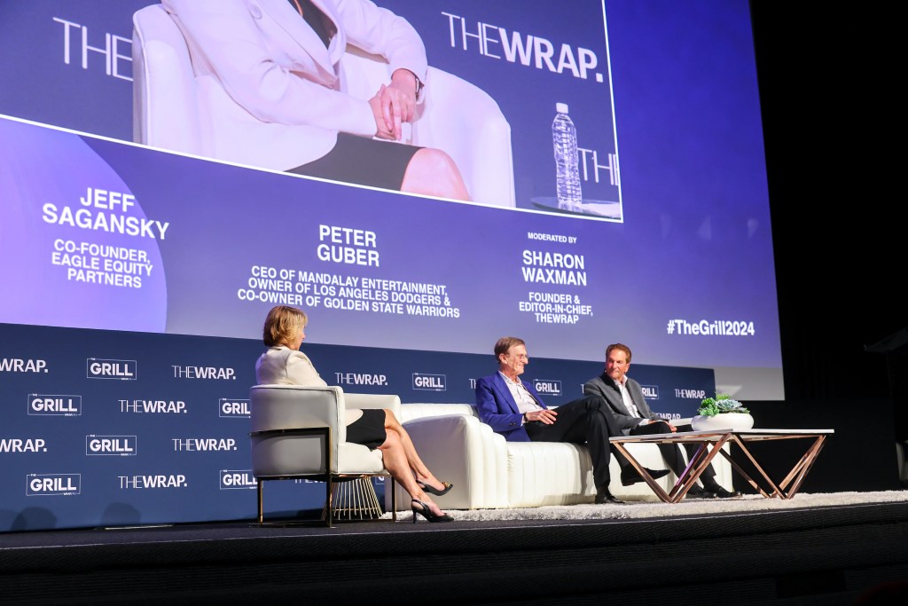 Sharon Waxman, Peter Guber, Jeff Sagansky, TheGrill 2024