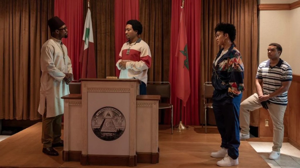 Episode Description: "Detective Bryant is hot on the heels of BMF in Atlanta and may have hit the jackpot. Meech and Terry’s St. Louis problems get bigger. Stomping Ground’s first artist, Purdy, deals with an internal" (Starz)