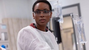 Tracey Ifeachor as Dr. Collins in "The Pitt" Season 1 (Max)