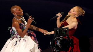 Cynthia Erivo, Ariana Grande at the 97th annual Academy Awards (Getty Images)