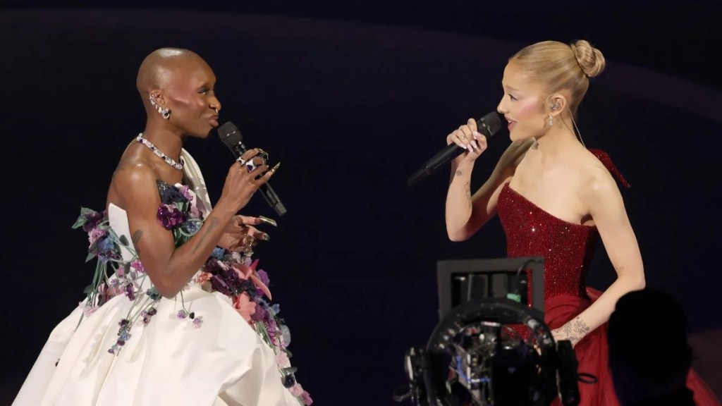 Cynthia Erivo, Ariana Grande at the 97th annual Academy Awards (Getty Images)