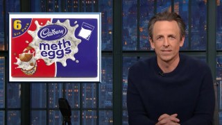 Seth Meyers Wonders If Trump’s Easter Basket Had ‘Cadbury Meth Eggs’ After 70 Angry Social Media Posts on Sunday | Video