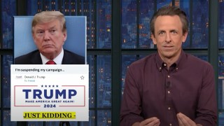 Seth Meyers Mocks Trump for Not Saying ‘April Fools’ in Prank Email: ‘Why Can’t You Do Anything Normal?’ | Video
