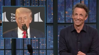 Seth Meyers Says Trump Deserves Best Original Screenplay for Fake Conversation About Kennedy Center Honors | Video
