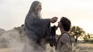 Stephen Lang and Michael Iskander in "House of David."