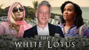 Jennifer Coolidge, Mike White and Natasha Rothwell (TheWrap/Chris Smith/HBO)