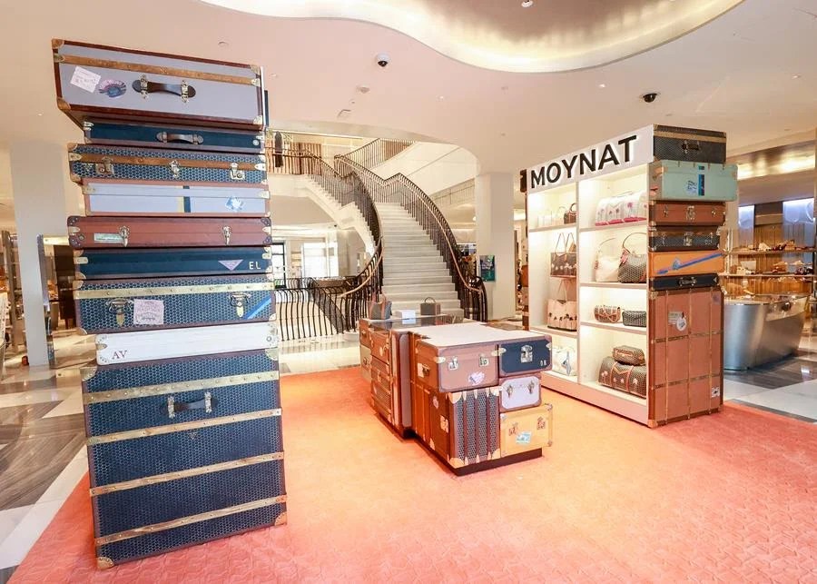 Moynat partners with artist Michael Samuels on a Saks Fifth Avenue pop-up