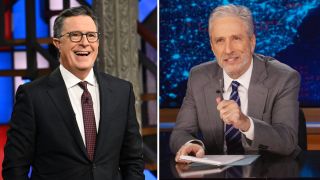 Stephen Colbert and Jon Stewart Bash Paramount, Serving Notice They Won’t Be Silenced