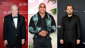 Martin Scorsese (Credit: Stefano Guidi/Getty Images) Dwayne Johnson (Credit: Eamonn M. McCormack/Getty Images) Leonardo DiCaprio (Credit: Jon Kopaloff/WireImage)