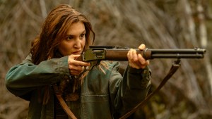 Sophie Nélisse as Teen Shauna in Yellowjackets